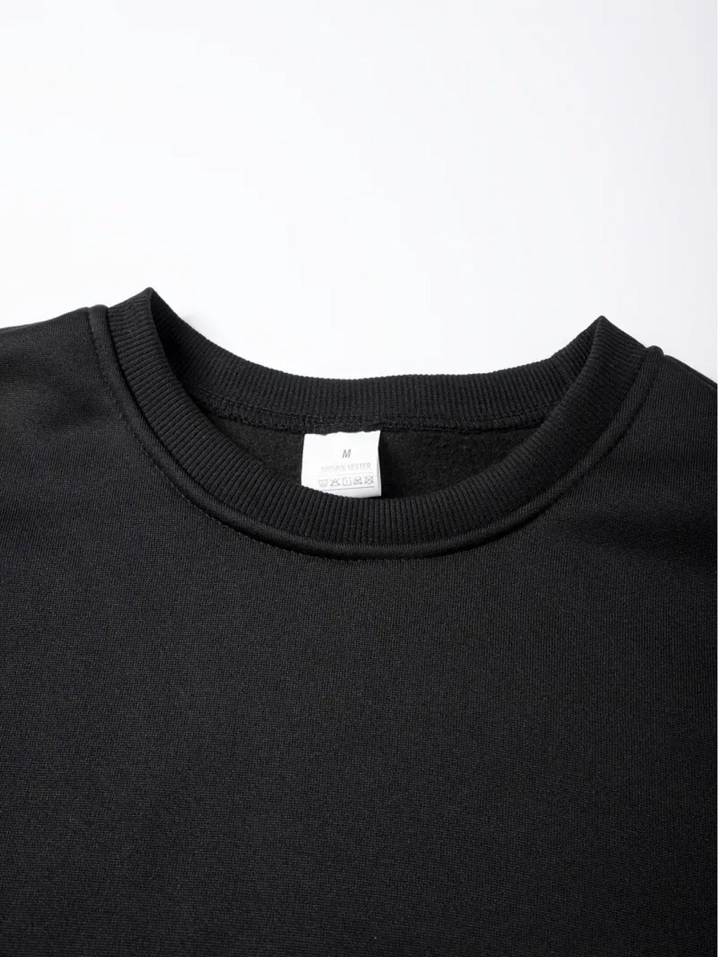 Men'S Stylish Print Sweatshirt Featuring a Cute Cat Design, Trendy Long-Sleeve Top, Round-Neck Sweatshirt, Streetwear Fashion, Perfect for Holiday Gifts - Black
