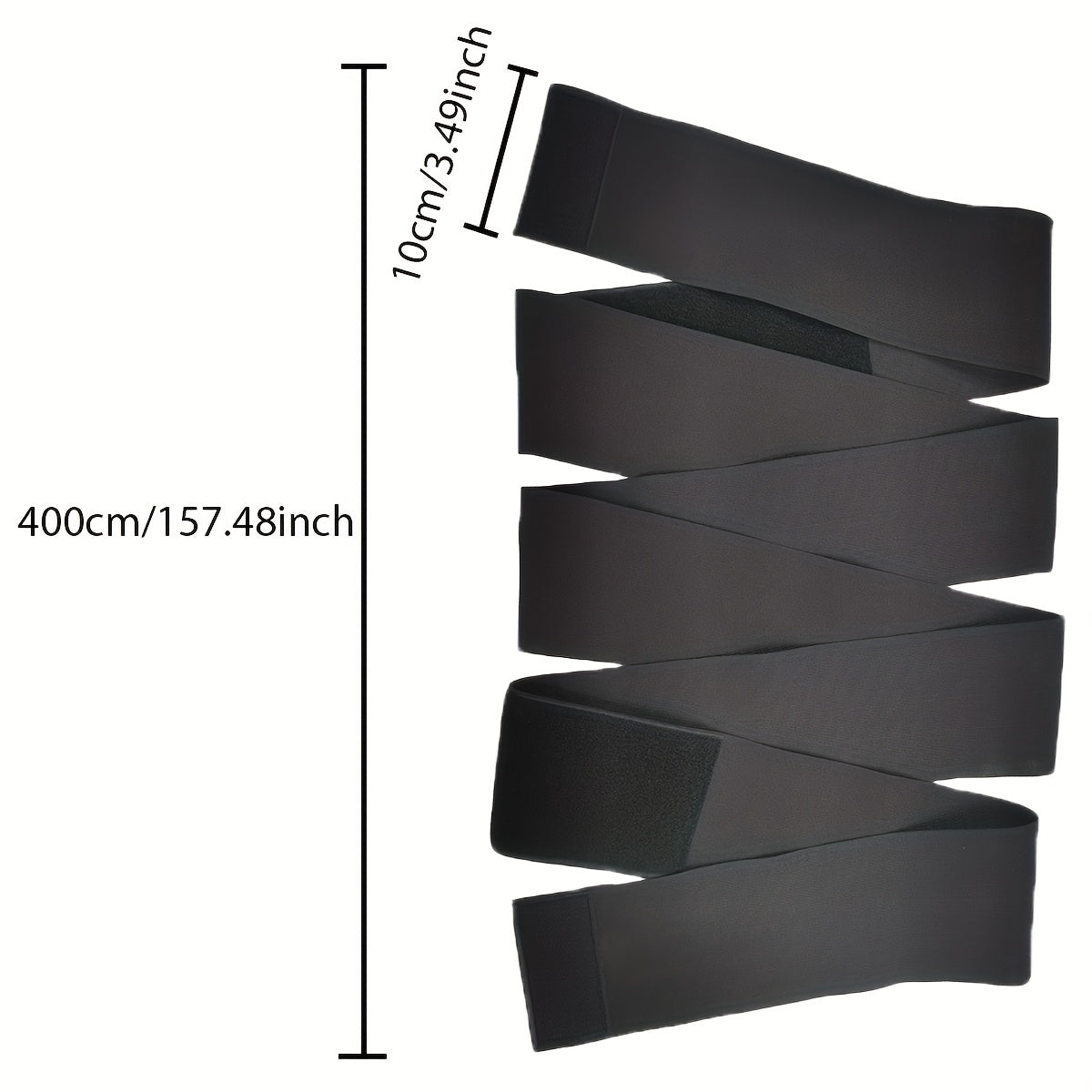 1pc Cloud Prime Women's Adjustable Waist Trainer Belt - 3/4/5m Length Tummy Control Corset with Buckle Closure, Compression for Posture &, & Workout Body Shaper (Black/ Purple)