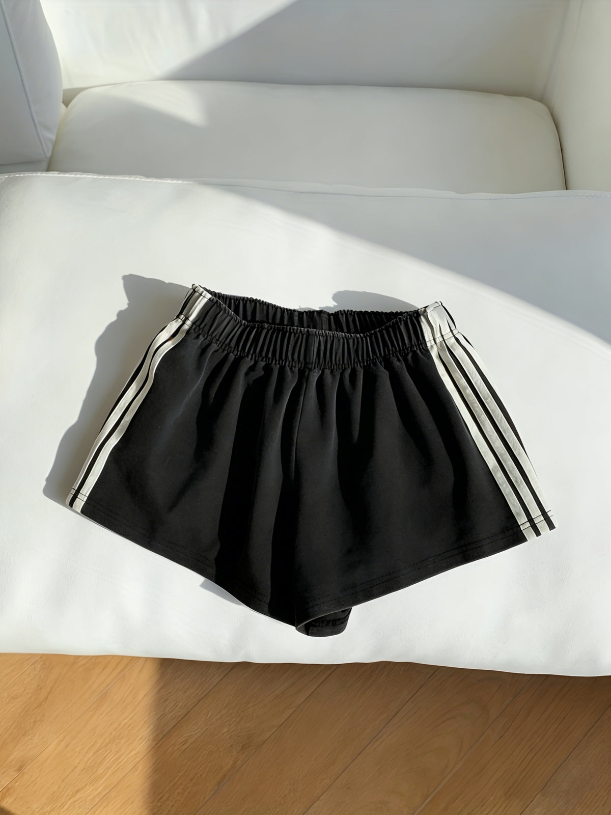 (ZD1019268) Ladies' Fashionable Casual Shorts - Black