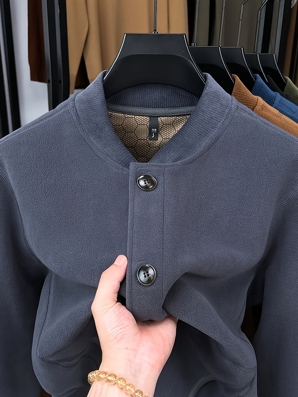 Father's Day Gift for Men: 2026 Spring/Autumn New Style Men's Jacket, Unlocking a Mature Spring Vibe, Lightweight and Comfortable, Suitable for the Changeable Weather of Early Spring - Slate Grey