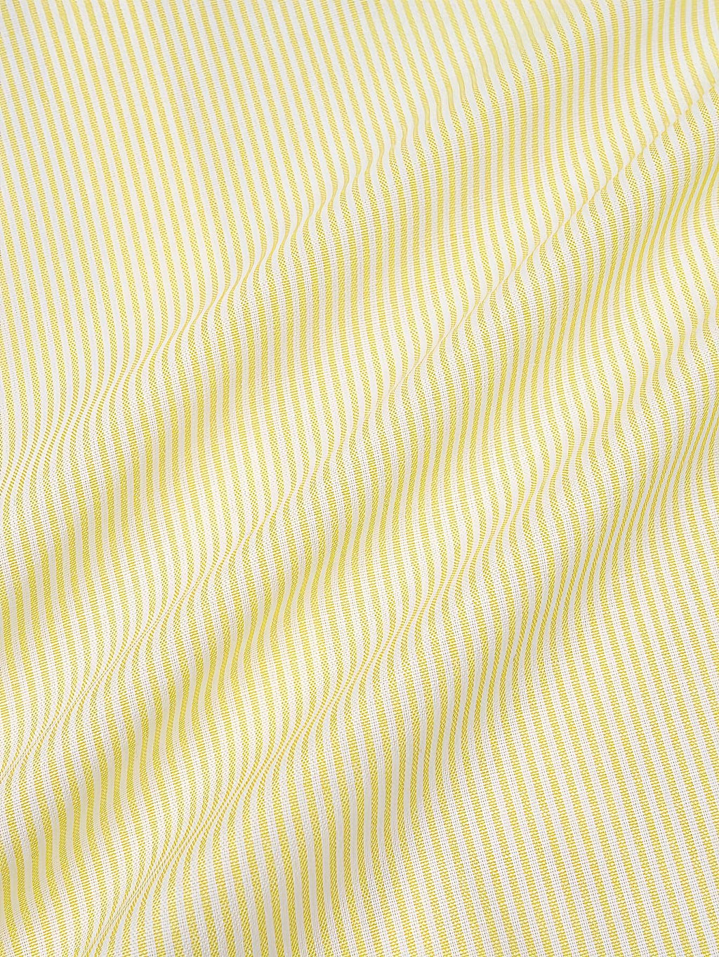 Summer Lightweight Cool and Handsome Fashionable Trendy Men's Simple Letter Print Short Sleeve Striped Loose Fit Casual Outerwear Shirt - Yellow