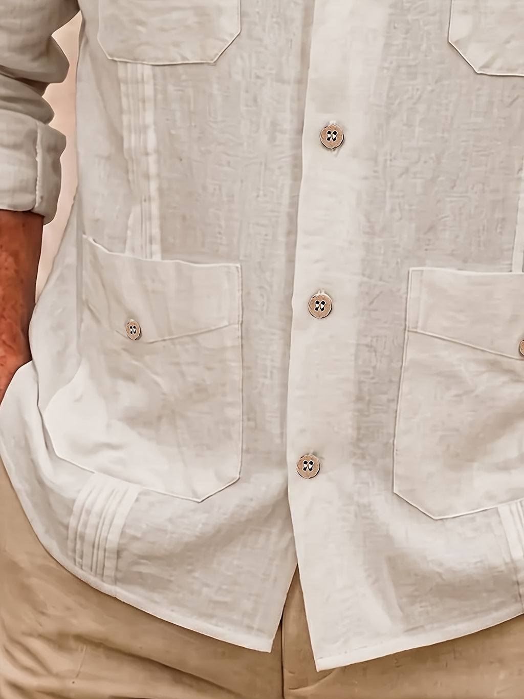 Men's Casual Shirt - Khaki