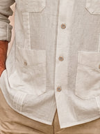 Men's Casual Shirt - Khaki