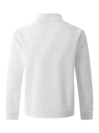 [Qiaoximei OBM] Spring/Autumn Men'S Solid Texture Small Waffle Fabric Jacket 3pcs Set, Versatile Comfortable Casual Fashion Men'S Top Outerwear, Best Men'S Holiday Gift - White+Black+Khaki