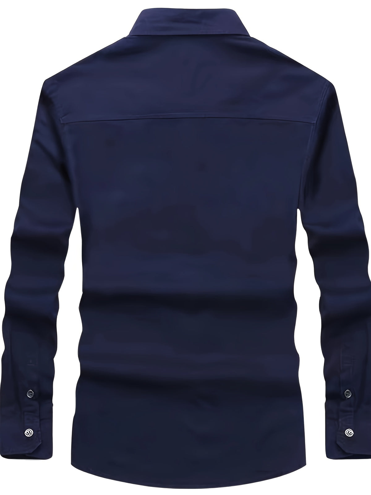 Men'S Long-Sleeved Shirt, Long-Sleeved Workwear, Casual Workwear, Twill Shirt, Top, Men'S Outdoor Plus Size Men'S Clothing, High-Density Twill Outdoor Shirt, Casual Workwear Top, Thin - Blue