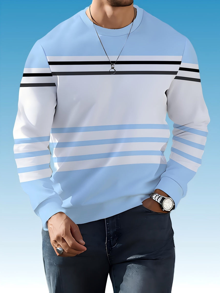 Men'S Autumn Winter New Long Sleeve Sweatshirt Men'S Casual Trendy Brand Men'S Round Neck Sweatshirt - Mixed Color 1