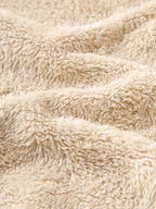 Plus Size - Plus Size - Autumn And Winter Lamb Fleece Hoodie, Fleece-Lined And Thickened, Warm Drawstring Hooded Printed Teddy Bear, Fashionable, Casual, Comfortable, Plus Size Women'S Clothing - Black