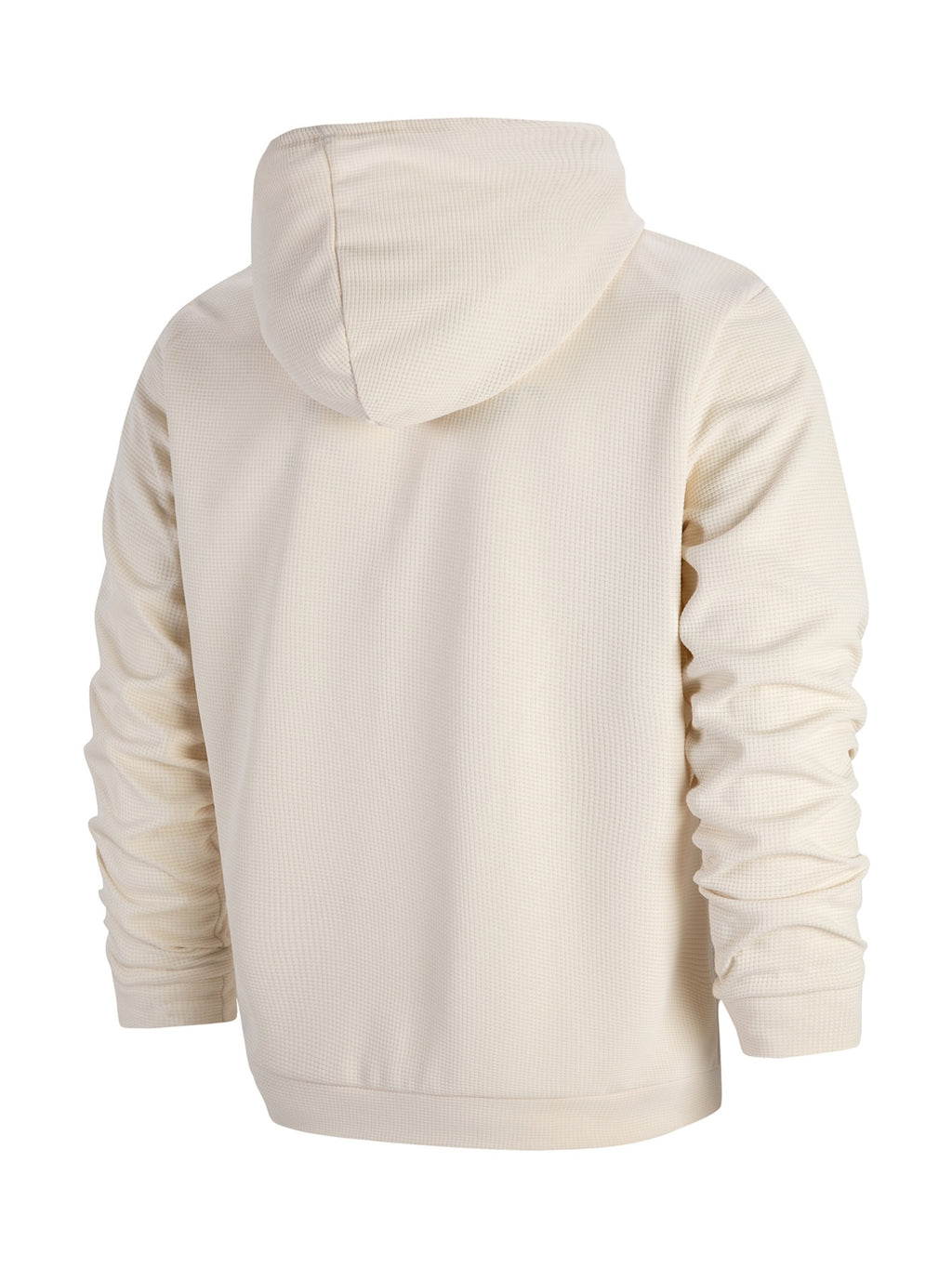 Men's Solid Color Waffle Knit Half-Zip - Lightweight Breathable Half-Zip Hoodie, Long Sleeve Casual Pullover Suitable for Streetwear, Travel, Spring & Autumn Layering, Waffle Texture - Khaki
