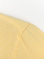 Men'S 60% Long Sleeve Solid Casual Sturdy Oxford Shirt - Yellow
