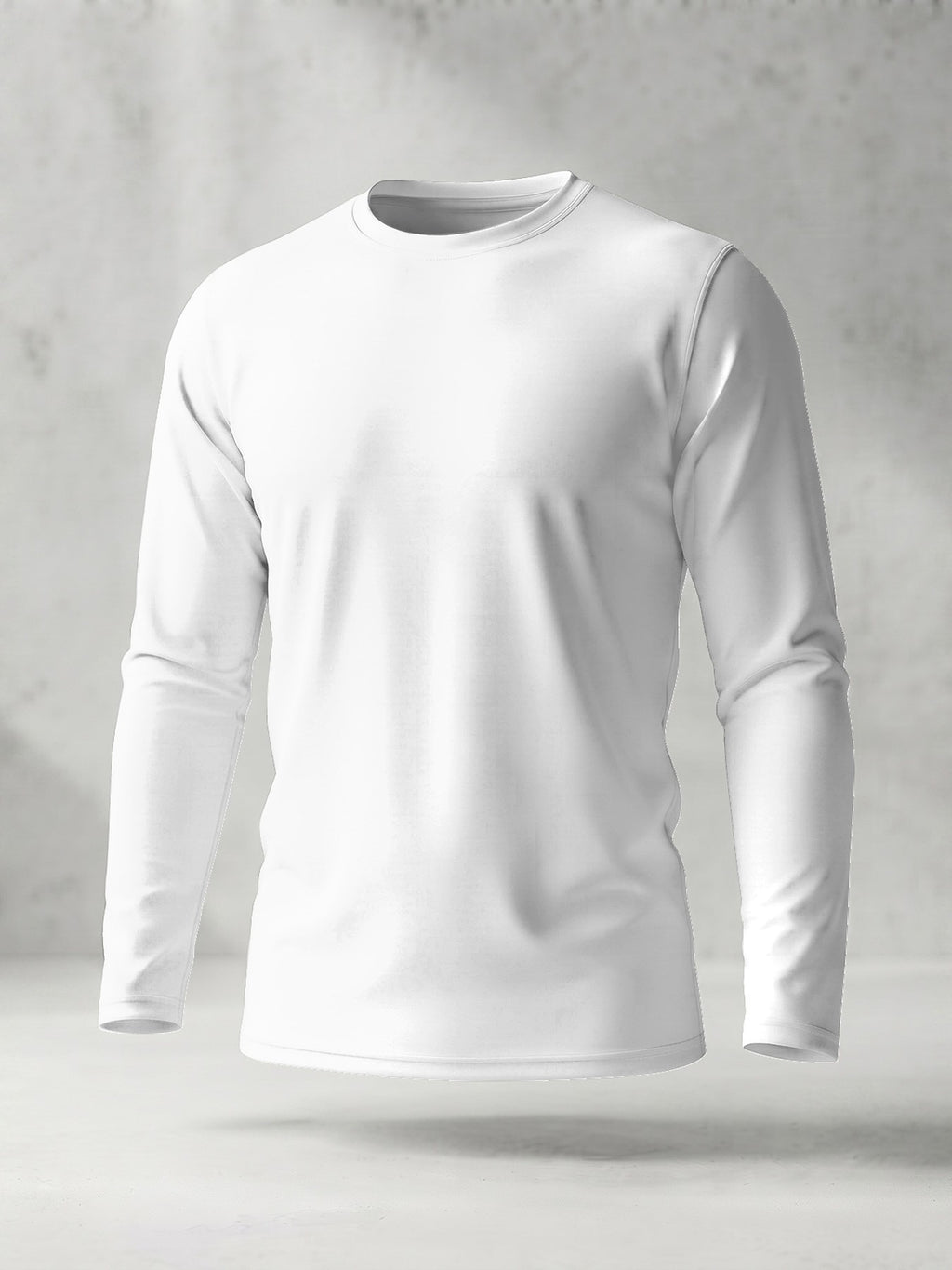 Casual Fashion Street Style Men's Crew Neck Long Sleeve T-Shirt, Polyester Digital Print Basic Top for Summer Autumn Outdoor Activities - Mixed colors