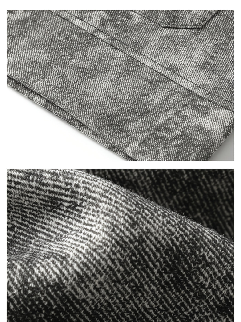 Men'S Vintage Distressed V-Neck Cardigan, Relaxed Retro Texture, Single-Button Closure for Easy Dressing, Double-Lined Pockets for Utility And Style, Perfect for Spring/Autumn Layering, Suitable for Commute, Casual Business, And Weekend Wear - Picture Color 2