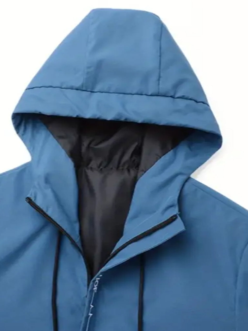 Men's Freedom Wings Windbreaker Jacket, Casual Windproof Outerwear, Casual Attire Men's Clothing Gift - Peacock Blue