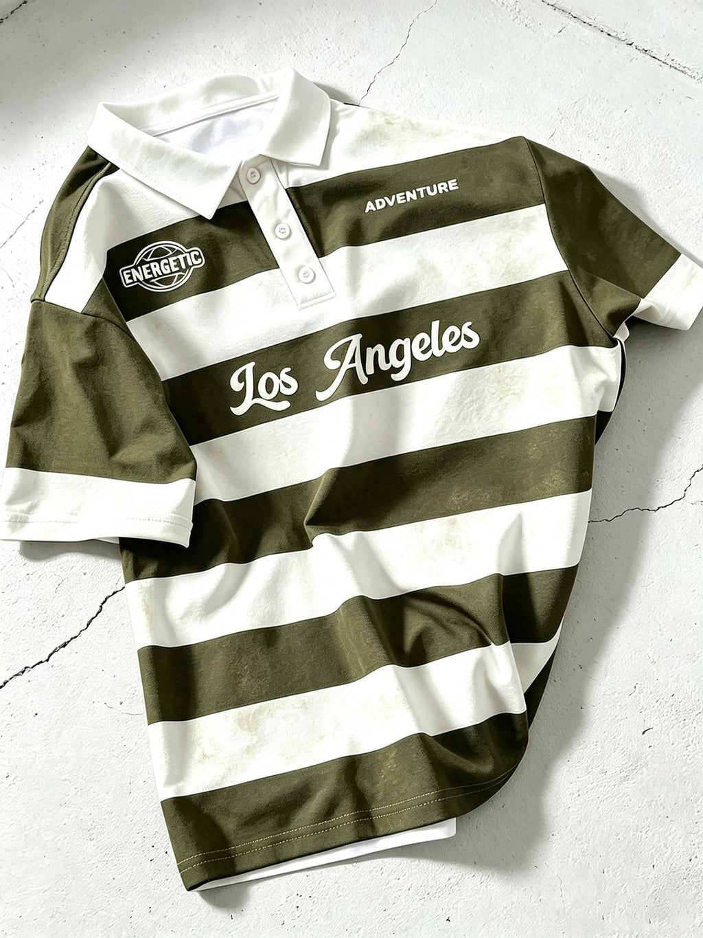 [Digital Print] Men'S Polo Shirt, Black And White Striped Print Short Sleeve Top, Lapel Style, American Casual Trendy Men'S Clothing, Multi-Color Selection - Mixed Color F