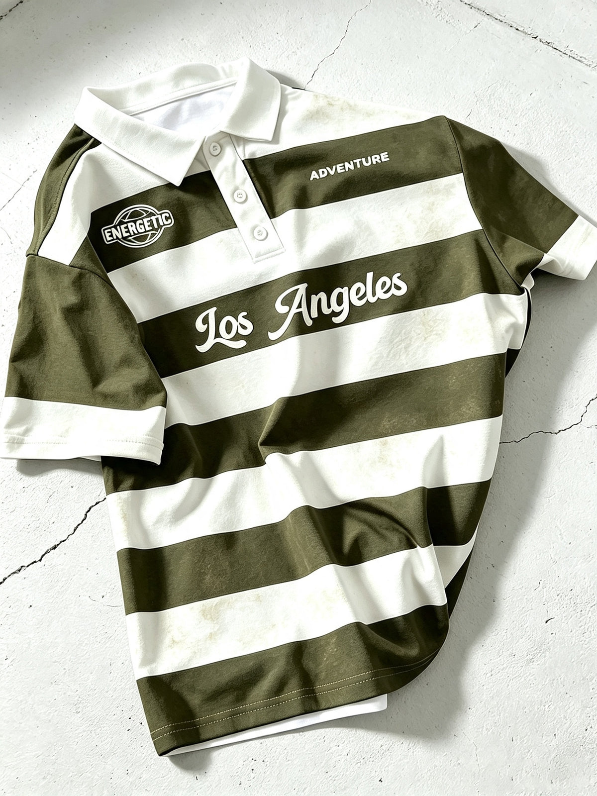 [Digital Print] Men'S Polo Shirt, Black And White Striped Print Short Sleeve Top, Lapel Style, American Casual Trendy Men'S Clothing, Multi-Color Selection - Mixed Color F