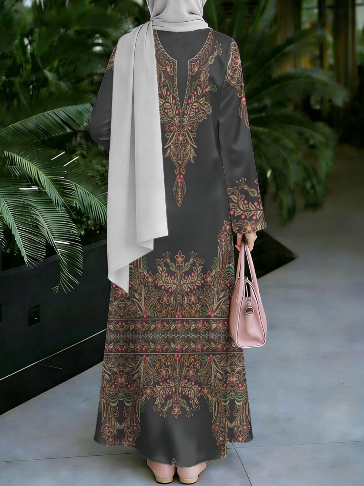 New Muslim Women'S Clothing Arrives, Women'S Dress, Classic Loose Fit, Middle Eastern Traditional Robe, Elegant Muslim Long Dress, Long Abaya, Restoring The Essence of Middle Eastern Traditional Robes, Suitable for Prayer, Commuting, And Parties - Mixed colors