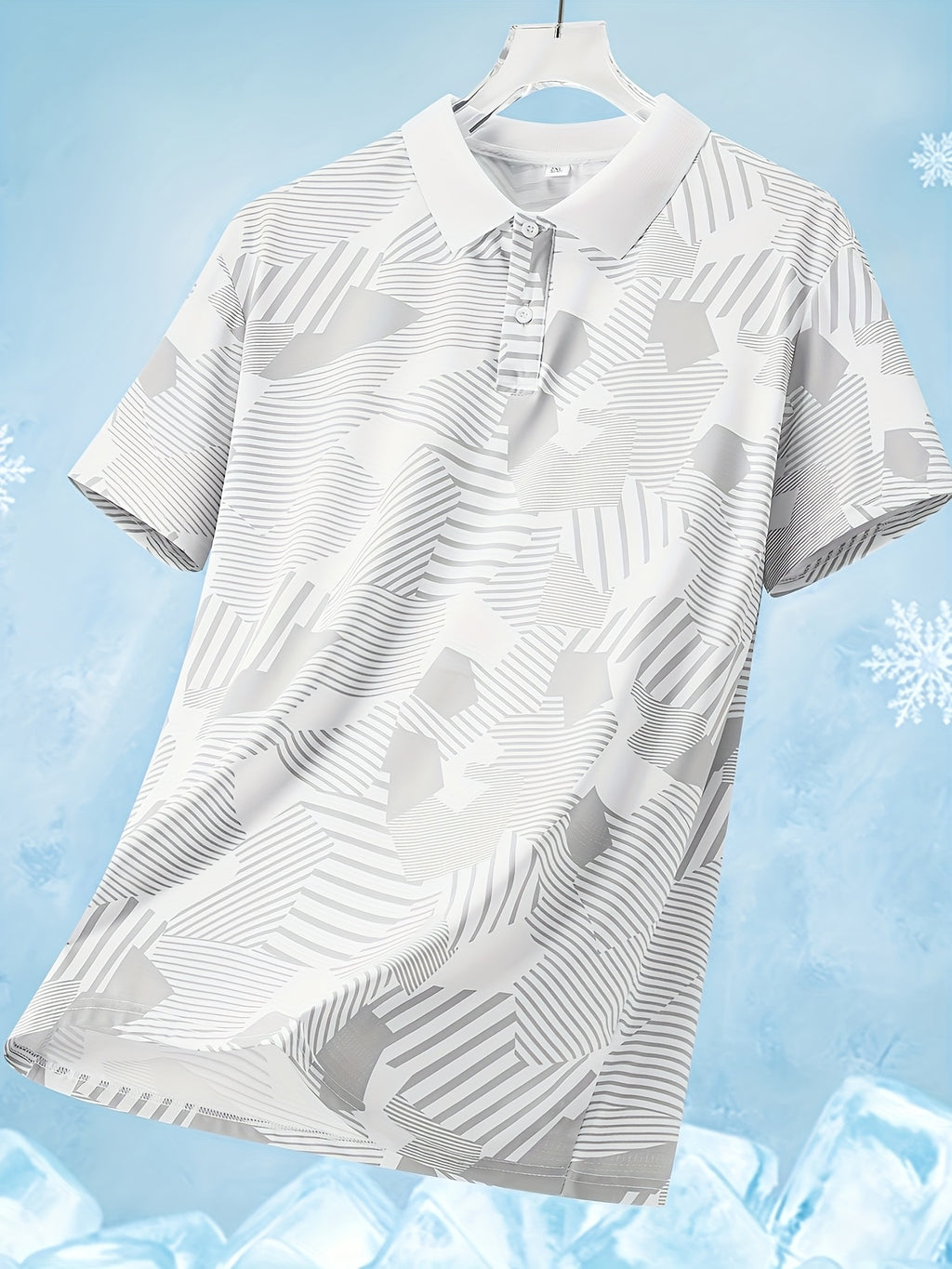 1pc, Men'S Summer Casual Polo Shirt, Elasticity Collar, Breathable Quick Dry Short Sleeve, Suitable for Daily Business Outdoor Running Sports, Multiple Colors - White