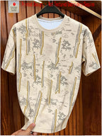 Printed Design – Not Textured/Embroidery/Sequins Men's Sports Top, In-Stock Summer New Arrival, Korean Style Fashionable Design, Heat-Transfer Printed, , Casual, Versatile, In-Stock - Mixed Colors 29