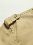 Men'S Long-Sleeved Shirt, Long-Sleeved Workwear, Casual Workwear, Twill Shirt, Top, Men'S Outdoor Plus Size Men'S Clothing, High-Density Twill Outdoor Shirt, Casual Workwear Top, Thin - Khaki