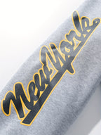 Men's Autumn and Winter New Letter Embroidery Color Block Design Outdoor Home Hooded Jacket - Black
