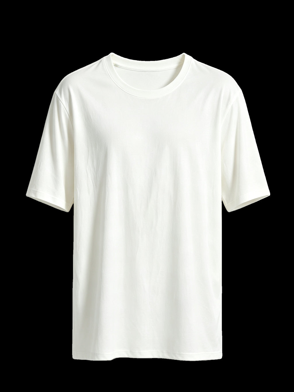 3pcs Set, Men'S White Short Sleeve T-Shirt, Soft Breathable Solid Color Round Neck Top, Casual Summer Loose Fit, Suitable for Daily Wear, Outdoor Walks, And Layering - White