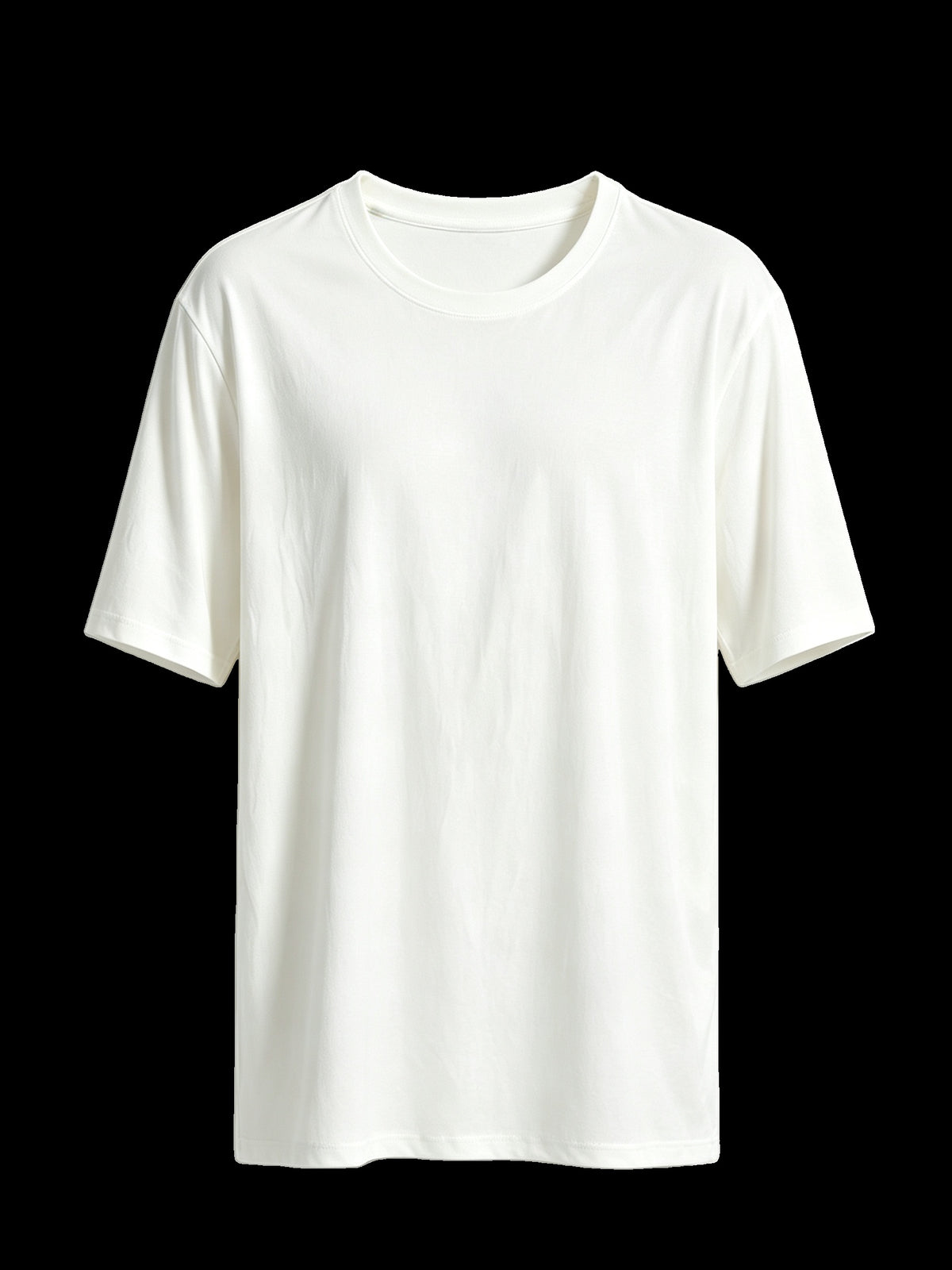 3pcs Set, Men'S White Short Sleeve T-Shirt, Soft Breathable Solid Color Round Neck Top, Casual Summer Loose Fit, Suitable for Daily Wear, Outdoor Walks, And Layering - White