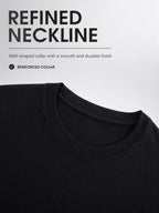 3pcs 100% Pure Solid Color Short-Sleeve T-Shirts, Unisex Crew Neck Basic Style Summer Change-Out Set, Soft, Skin-Friendly, Sweat-Absorbent, Breathable, Comfortable, Durable, Casual for Home, Outer Wear, Commuting, Versatile Top - White+white+black