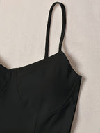 Women'S Bodycon Top - Black