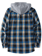 Men's Hooded Sweatshirt - Grid 7