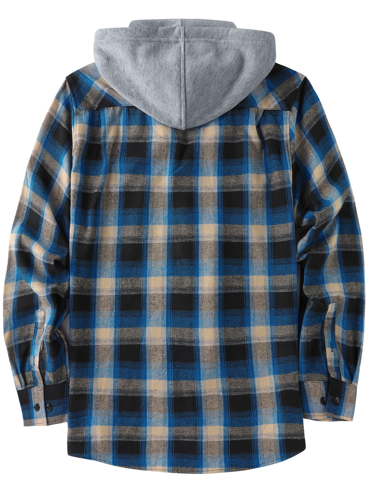 Men's Hooded Sweatshirt - Grid 7