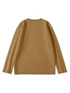Mùshān Snow Selected Paul Frank Pure Breathable Spring And Autumn Men'S Long Sleeve T-Shirt - Mustard
