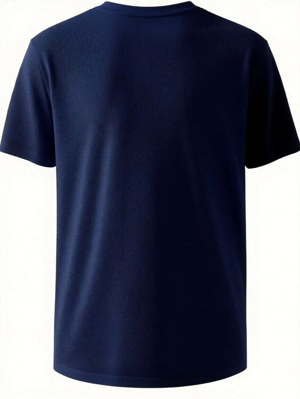 2026 Latest Casual T-Shirt for Men, Featuring a Easy Geometric Pattern And Short Sleeves. It Is Comfortable And Versatile to Wear, with a Design That Combines Vertical Stripes And Triangular Elements - Navy A