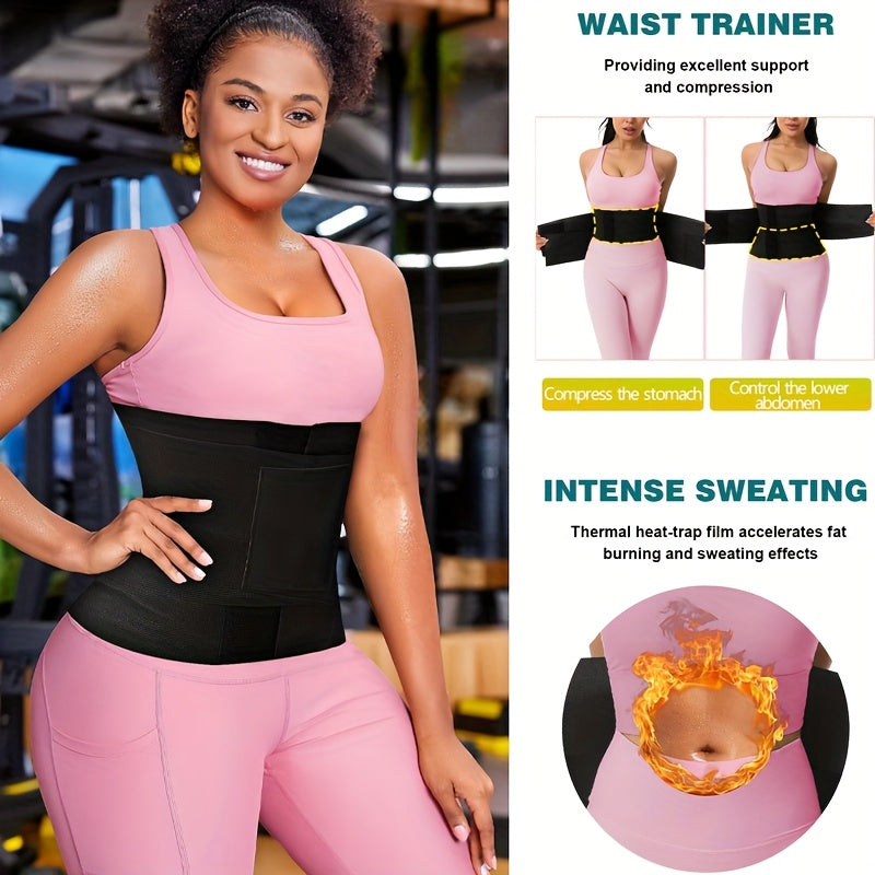 Lumbar Trainer Women'S Body Shaping Tummy Control Waist Belt Trimming Belt Segmented Triple Wrap
