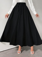 Fashion Women'S A-Line Skirt, Women'S Skirt - Black