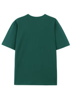 Men's Abstract Art T-Shirt - Vibrant Brushstroke Design, Soft and Breathable, Modern Crew Neck, Short Sleeve Summer Tee, Art-Inspired T-Shirt - Dark Green