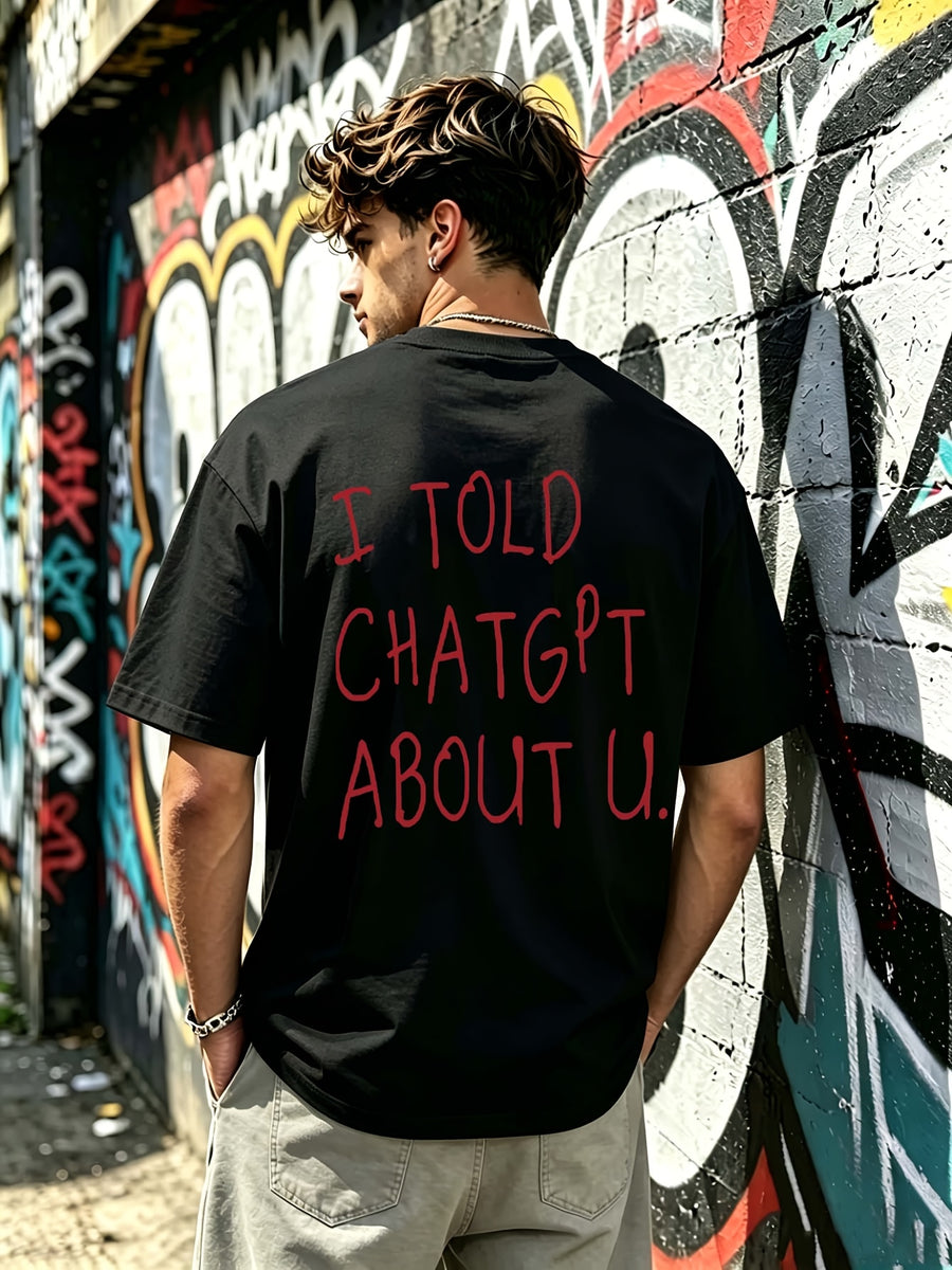 In 2026, I Recommended Your Minimalist Trendy T-Shirt to Chatgpt—The Perfect Gift for Friends And Family! Unisex! Suitable for All Seasons! A Gift Worth Treasuring! Made of Pure - Black