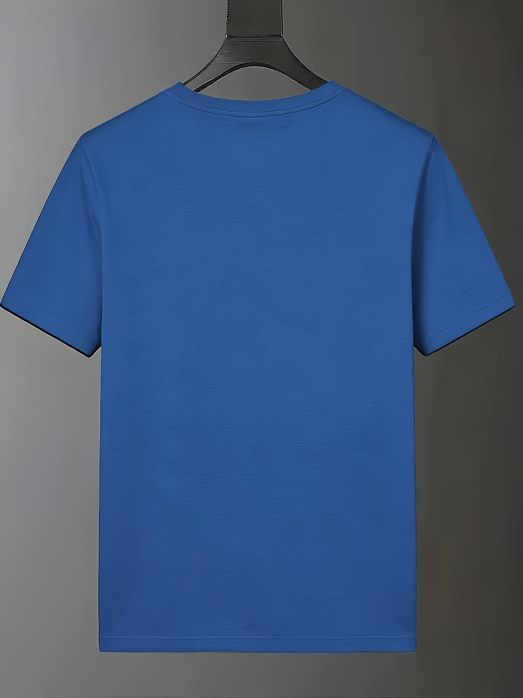 Men'S Ultra-Thin Performance Fitness T-Shirt with Bull Head Pattern, Suitable for Gym, Running, And Outdoor Activities, Breathable And Quick-Dry Round-Neck Sports Top - Royal Blue