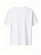 Summer Men's 5pcs Pure Cotton Short-Sleeve T-Shirts, Classic Crew Neck Versatile Basic Style, Soft Breathable Regular Fit, Custom Print Patterns Available, Ideal for Daily Wear, Team Apparel, and Commemorative Work Uniforms - White