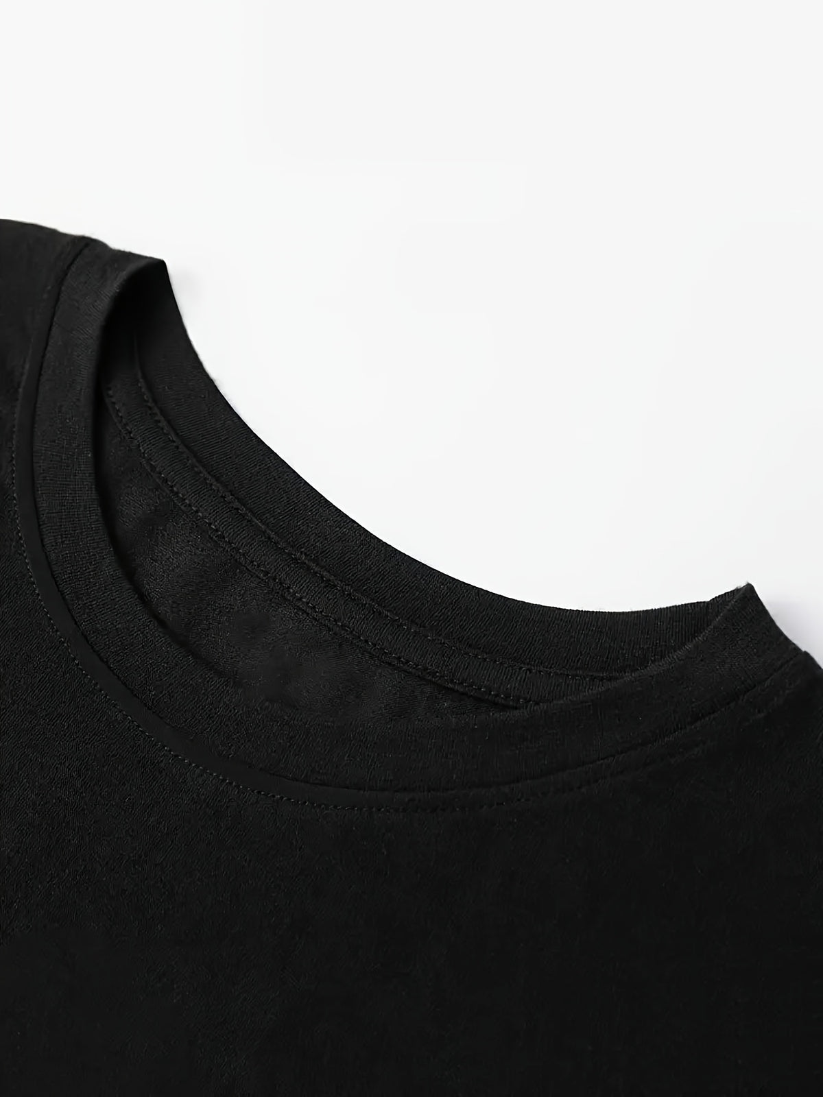 Women's Casual Short Sleeve T-Shirt - Black
