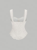 Elegant, Versatile and Off-the-beaten-path Halter Tops for Ladies - White