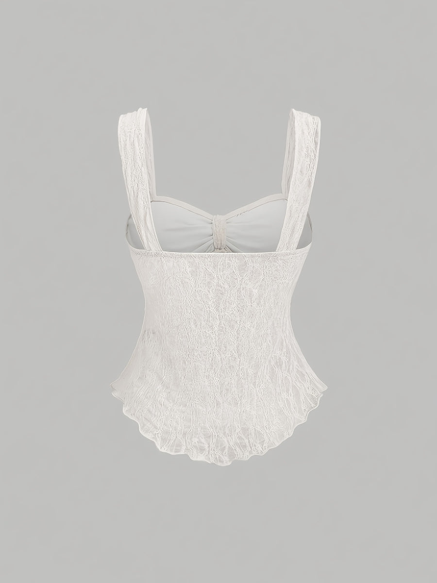 Elegant, Versatile and Off-the-beaten-path Halter Tops for Ladies - White