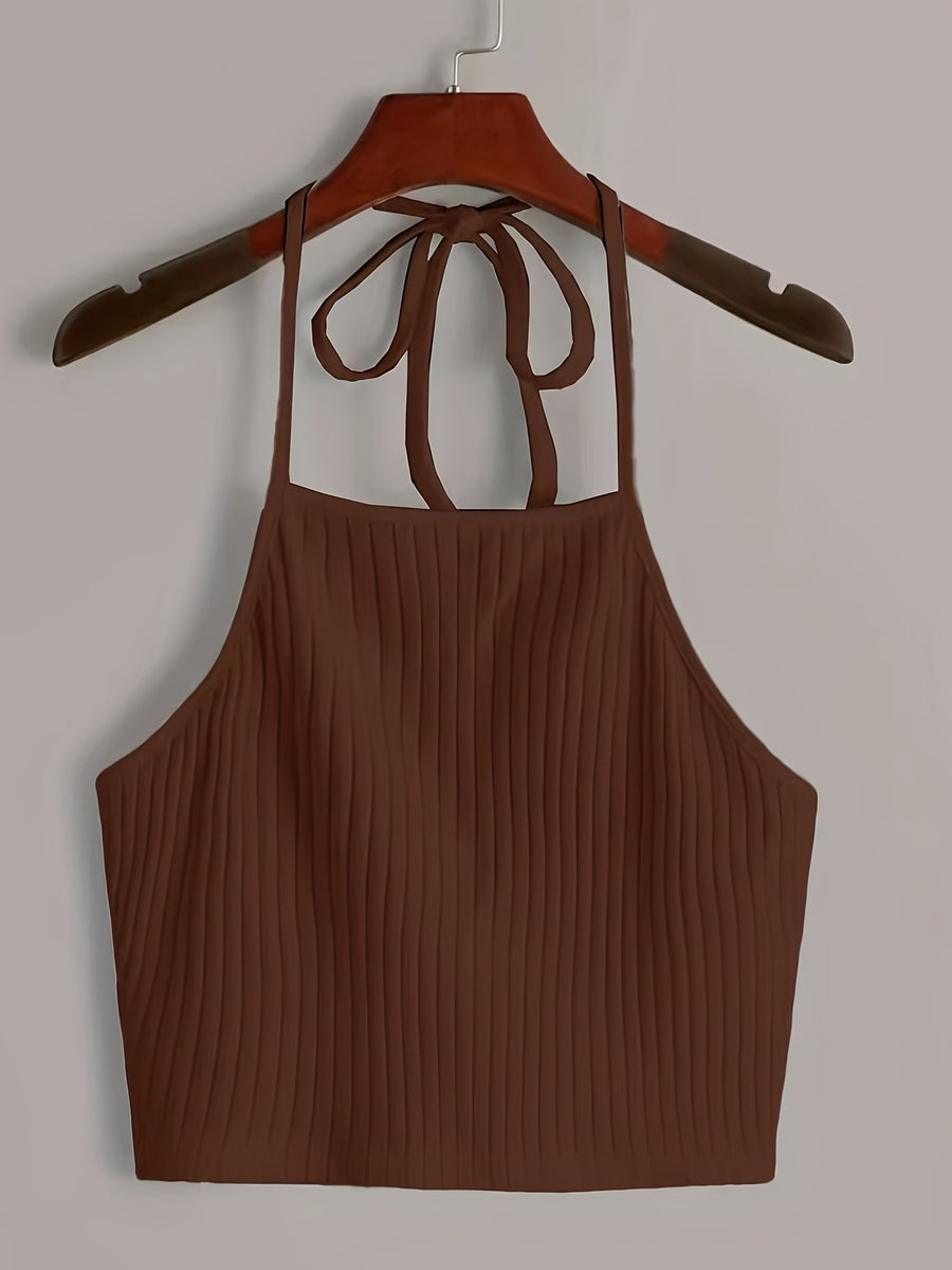 This Is a Strapless Top for Women - Coffee Brown