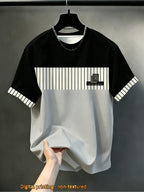 Men'S Pattern Print Design, Summer Fashion Men'S Casual Athletic Wear, Men'S T-Shirts - Mixed colors