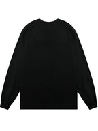 3-pc Men'S Crew Neck Long Sleeve T-Shirts for Spring And Autumn, Pullover Base Layer Shirts for Casual Daily Wear, Sports, And Jogging - White+Black+Black
