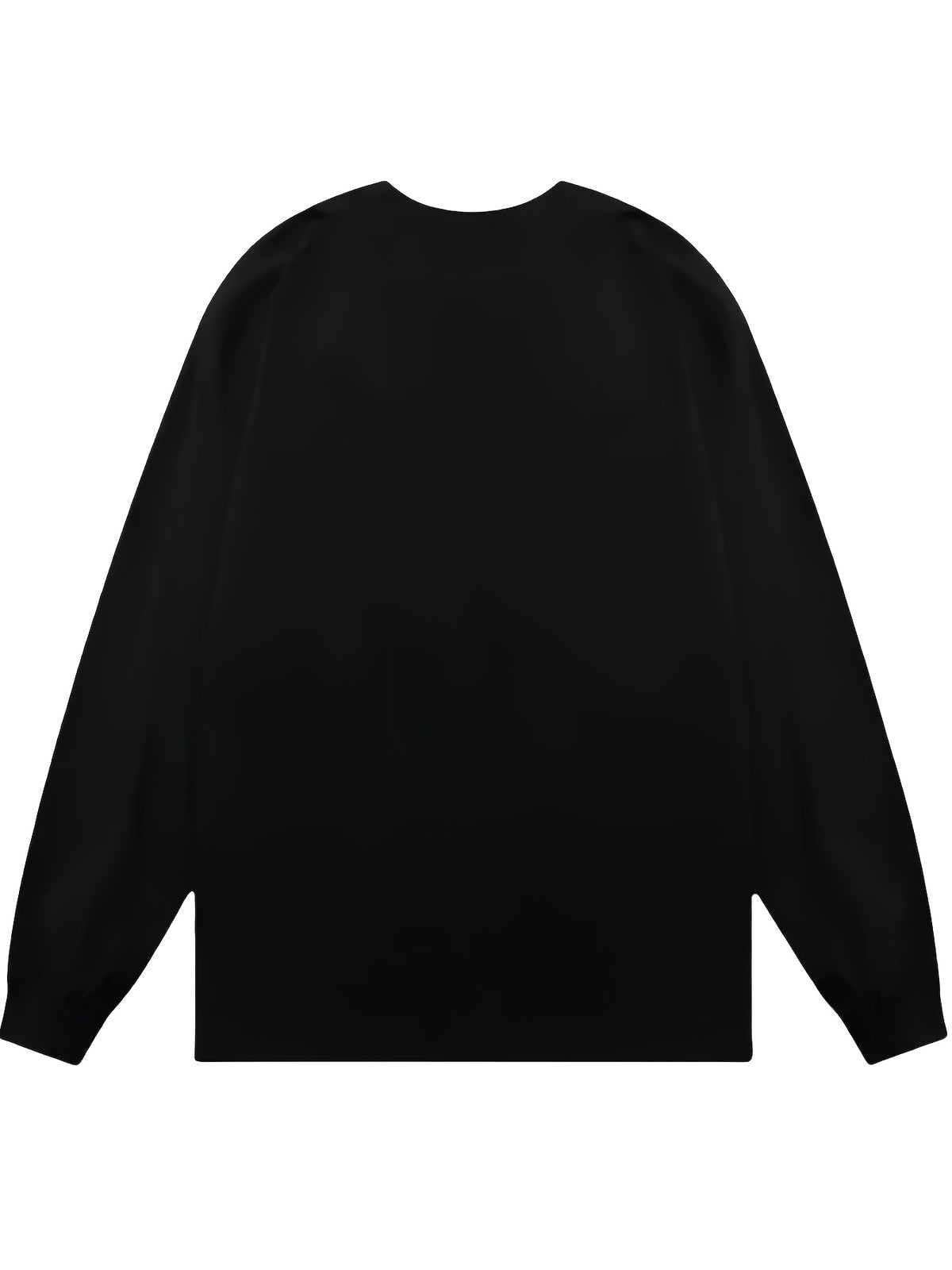3-pc Men'S Crew Neck Long Sleeve T-Shirts for Spring And Autumn, Pullover Base Layer Shirts for Casual Daily Wear, Sports, And Jogging - White+Black+Black