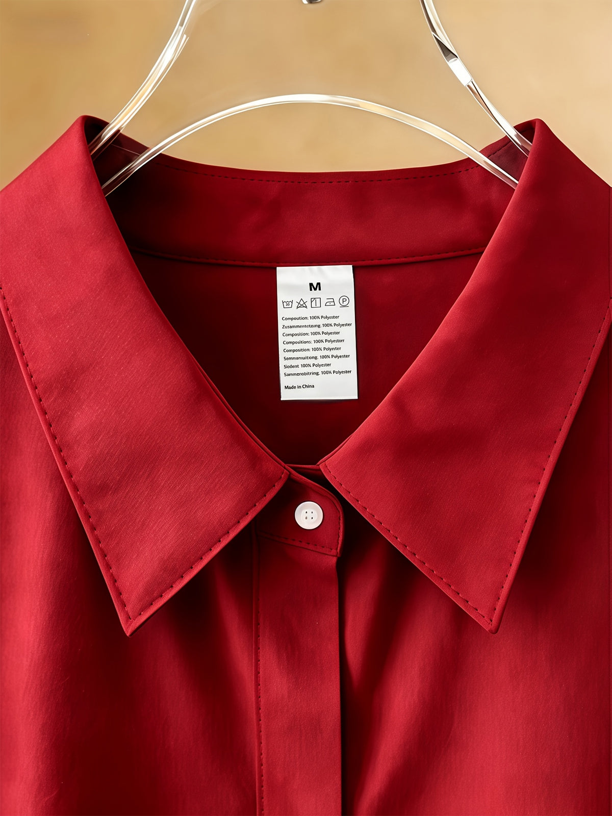 Small Floral Print, Exquisite and Elegant Versatile Top for Daily Office Wear, French-style Gentle and Soft Long-sleeve Women's Blouse for Commuting - Burgundy