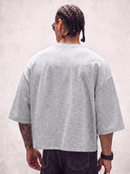 Men's Fashion Casual Streetwear Crew Neck Short Sleeve Loose Fit T-Shirt | High-End Solid Color Knitted Fabric | Soft and Comfortable | Suitable for Daily Wear, Travel, and Vacation | Gift for Boyfriend or Dad | Suitable for Spring and Autumn - Grey