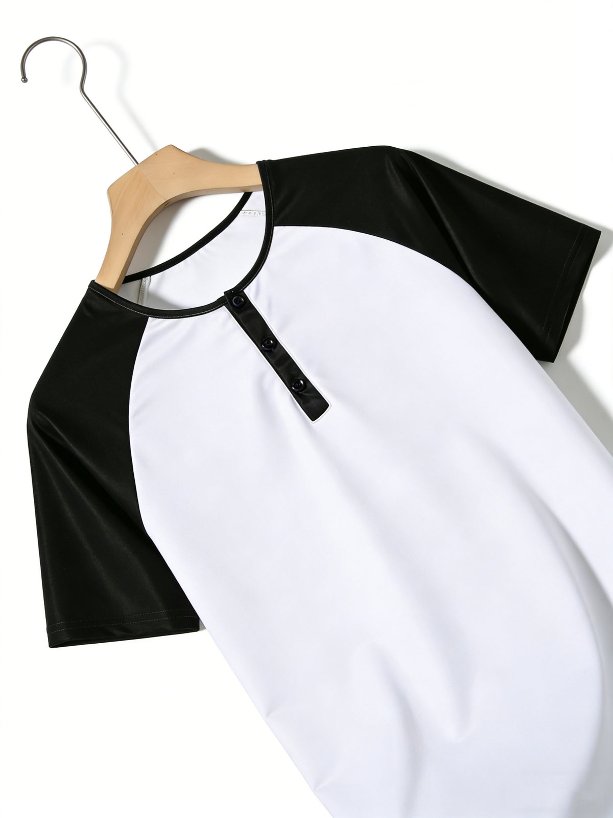 9pcs Set of High-Value, Cost-Effective Henley Shirts, Comfortable And Skin-Friendly, Easy And High-End, Breathable And Sweat-Absorbent, Suitable for Fitness, Versatile, Classic And Luxurious, Perfect for Everyday Casual Wear - White
