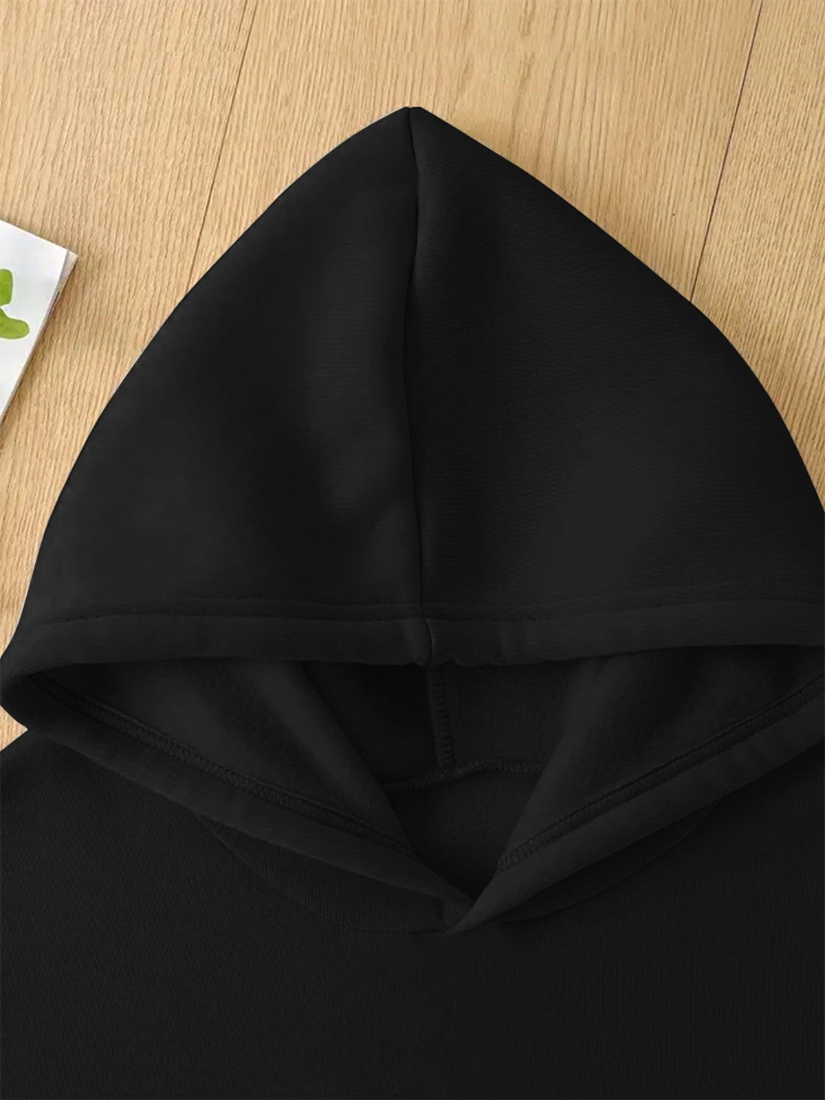 Women'S Casual Hooded Sweatshirt | Fashionable Moon and Stars Print, Comfortable, Machine Washable, Perfect for Autumn/Winter - Black