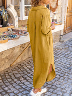 Fashionable Standard Size Elegant Dress - Yellow