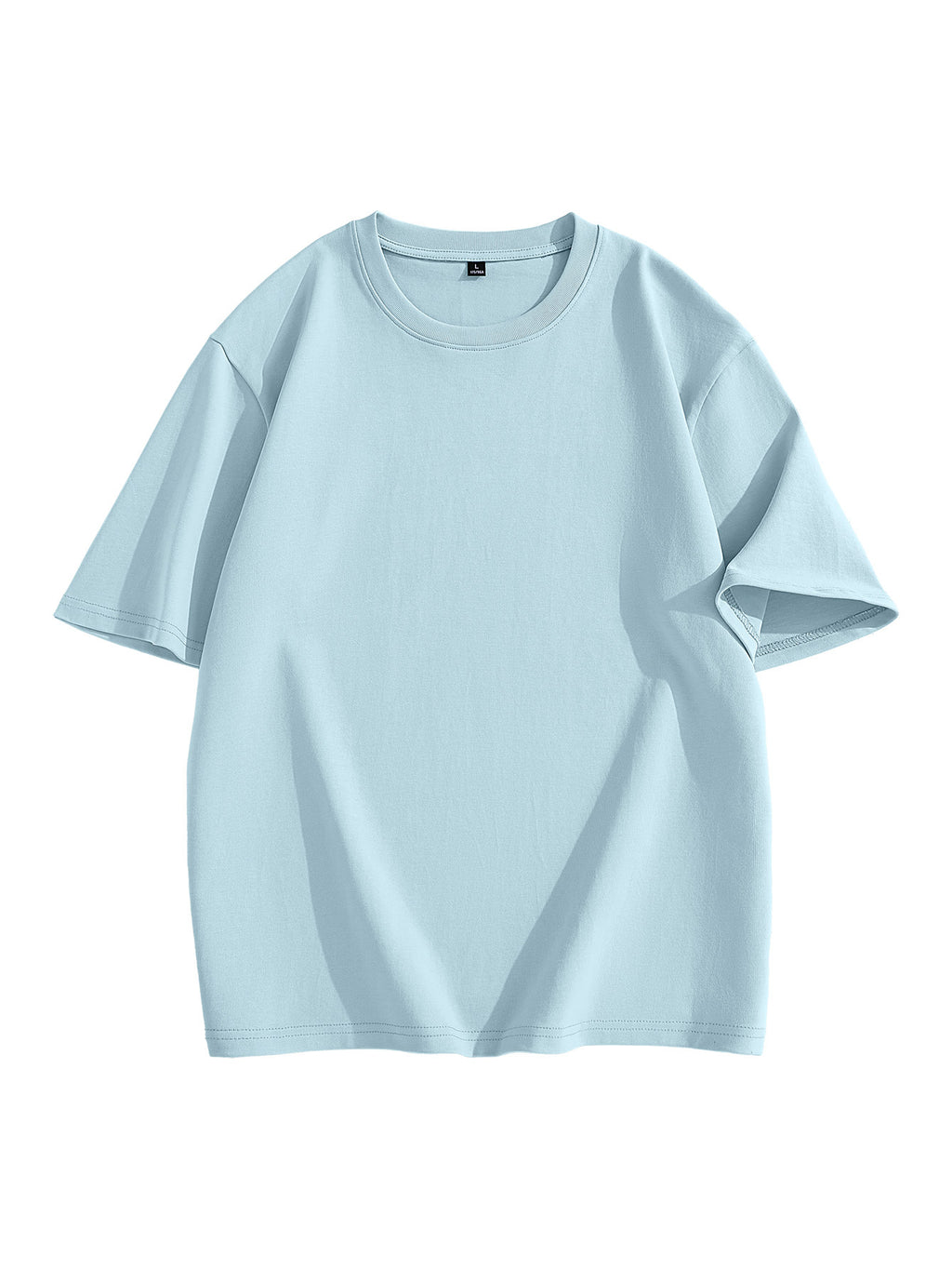 JEEP Men'S 100% Short Sleeve T-Shirt, Casual Fashion Comfort Sports Tee for Summer - Light Blue